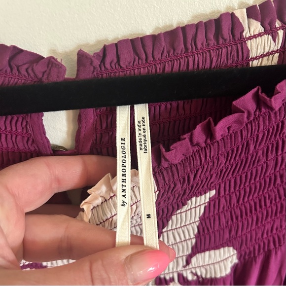 BNWOT Anthropologie off the shoulder maxi dress - Picture 7 of 10